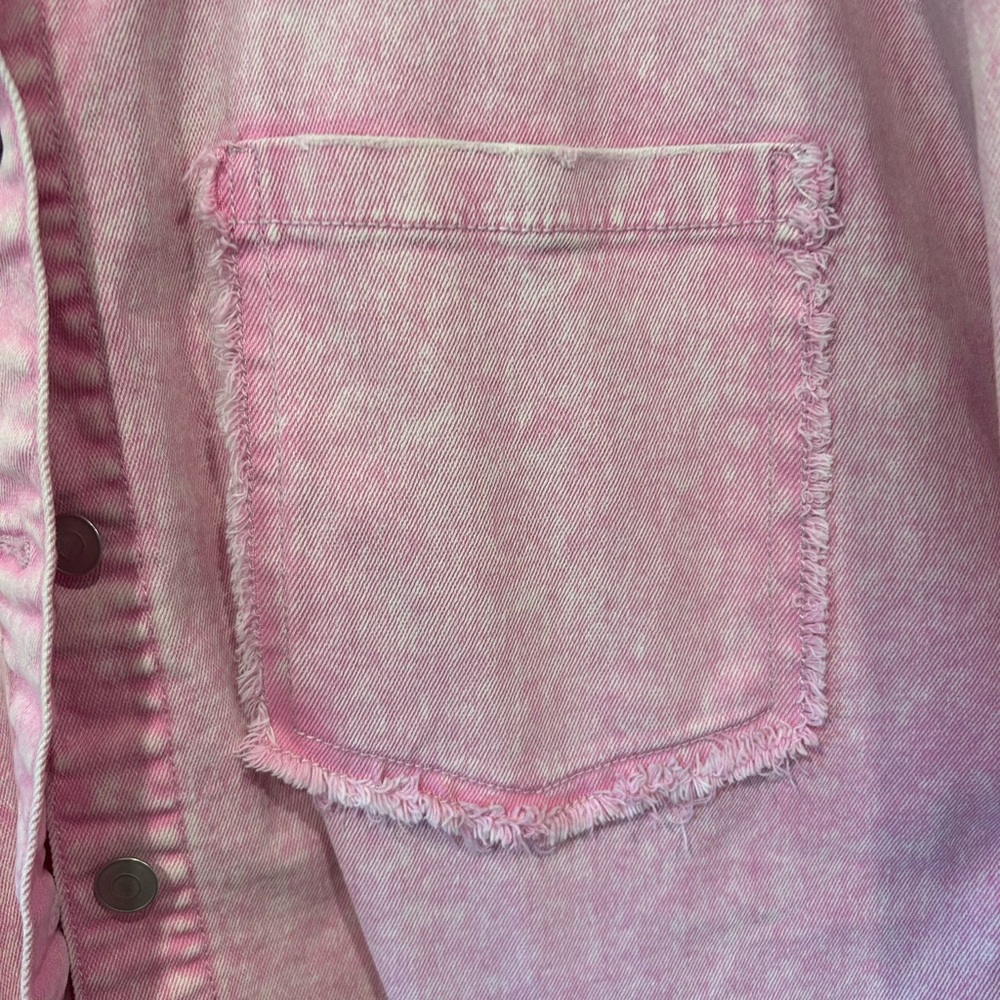 Celebrity Pink Light Pink Jean Jacket - Picture 3 of 5